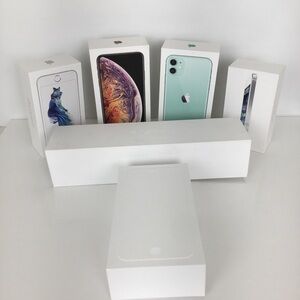 Apple iPhone & Watch Box Bundle 6 Empty Boxes Resale Repurpose Crafts Gag Gift